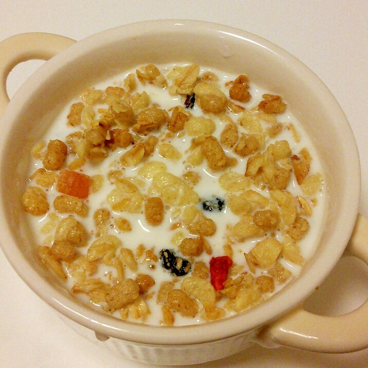 豆乳と飲むlg21とドライフルーツのグラノーラ レシピ 作り方 By みずたまsweet 楽天レシピ 豆乳と飲むlg21とドライフルーツのグラノーラ レシピ 作り方 By みずたまsweet 楽天レシピ